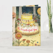 Vrolijk Birthday! Voor mijn geweldige vrouw, vrien Kaart (Voorkant)