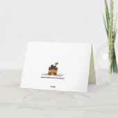 Vrolijk Birthday! Wenskaart Kaart (Achterkant)