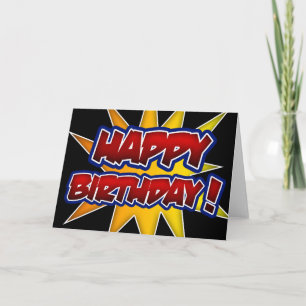 Vrolijk Birthday! Wenskaart Kaart