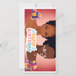 Vrolijk Birthday! Zwarte vrouwen, zuster Friends Kaart<br><div class="desc">Vrolijk Birthday! Black Women,  Sister Friends Kaart Dit ontwerp is voorzien van zwarte vrouwen van verschillende tinten die naar het hoofd elkaar steunen.</div>