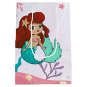 Vrolijk Birthday! Zwarte zeemeermin onder het Zee Medium Cadeauzakje (Achterkant)