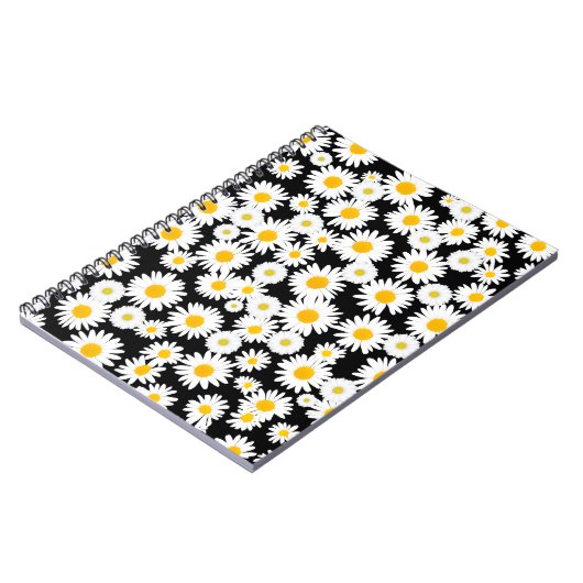 Vrolijk bloemenontwerp notitieboek (Linkerzijde)