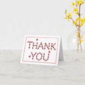 Vrolijk bloemig dank u bij elke gelegenheid kaart (Gele Bloem)