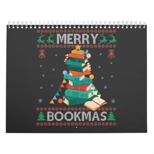 Vrolijk Boeken Grappige Lelijke Xmas Sweater Bibli Kalender (Hoes)