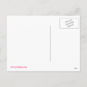 Vrolijk briefkaart Rood, zwart en wit (Achterkant)