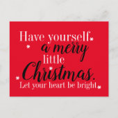 Vrolijk briefkaart Rood, zwart en wit (Voorkant)