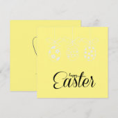 Vrolijk broodrooster met bunny Easter Hunt Minimal Feestdagenkaart (Voorkant / Achterkant)