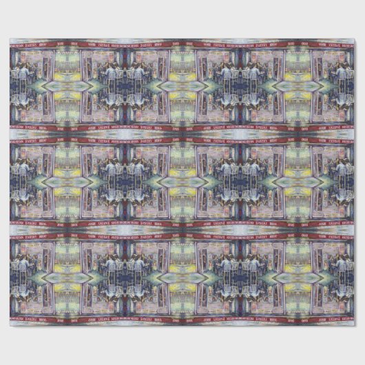 vrolijk cadeaupapier (Vlak)