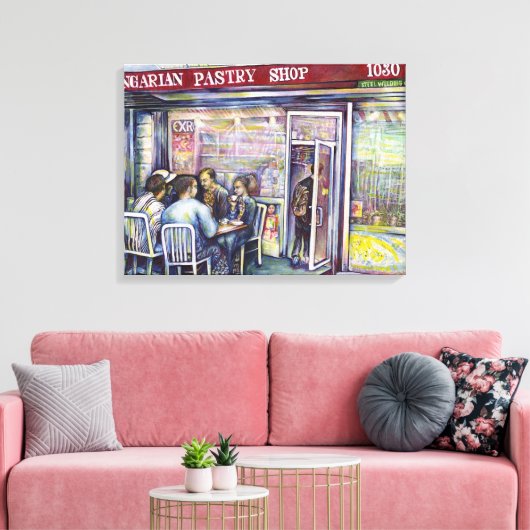 vrolijk canvas afdruk (Insitu (Woonkamer))