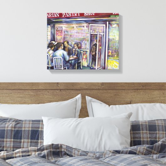 vrolijk canvas afdruk (Insitu (Slaapkamer))