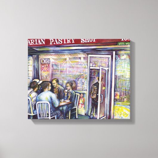 vrolijk canvas afdruk (Voorkant)