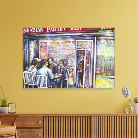 vrolijk canvas afdruk (Insitu (Woonkamer))