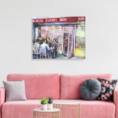 vrolijk canvas afdruk (Insitu (Woonkamer))