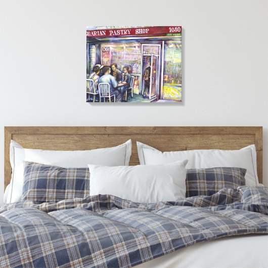 vrolijk canvas afdruk (Insitu (Slaapkamer))