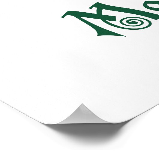 Vrolijk Catmas Grappig Kerstmis Kitten Boom Poster (Hoek)