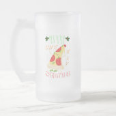 Vrolijk Cheesy Kerstmis Kerstmis Santa Pizza Kerst Matglas Bierpul (Links)