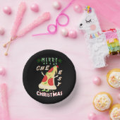 Vrolijk Cheesy Kerstmis Kerstmis Santa Pizza Kerst Papieren Kommen (Feest)