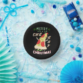 Vrolijk Cheesy Kerstmis Kerstmis Santa Pizza Kerst Papieren Kommen (Feest)