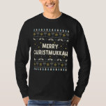 Vrolijk Chrismukkah Gelukkig Chanoeka Menorah Leli T-shirt<br><div class="desc">Klaar om de vreugdevolle mix van Chanoeka en Kerstmis in stijl te vieren? Dit vrolijke vrolijke Chrismukkah shirt is de perfecte keuze voor diegenen die beide tradities koesteren</div>