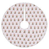 Vrolijk Christus-eland Grappige Kerstmis Moose Kerstboom Rok (Voorkant)