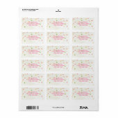 Vrolijk Confetti - Adreslabel Etiket (Full Sheet)