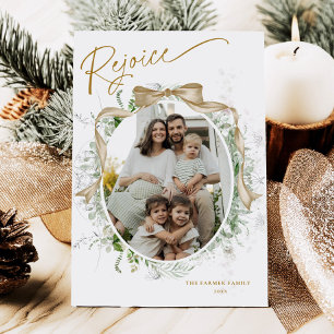Vrolijk Coquette Kerst Foto Kaart