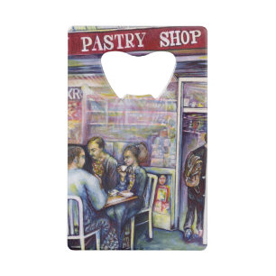 vrolijk creditkaart flessenopener