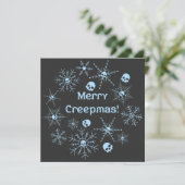Vrolijk Creepmas! Feestdagenkaart (Staand voorkant)