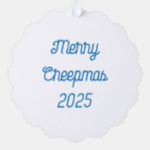 Vrolijk Creepmas! Ornament Kaart (Achterkant)
