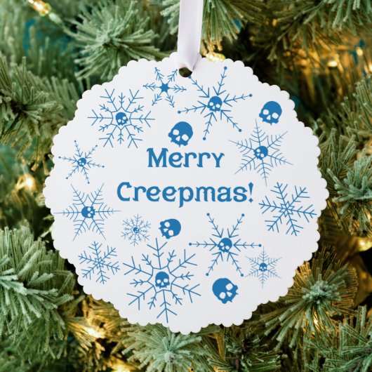 Vrolijk Creepmas! Ornament Kaart (Insitu (Drie))