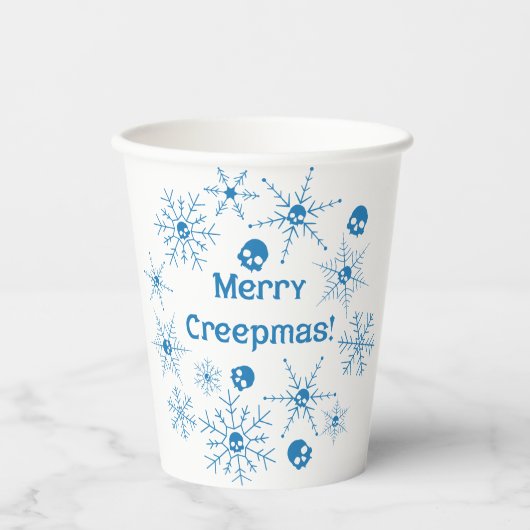Vrolijk Creepmas! Papieren Bekers (Voorkant)