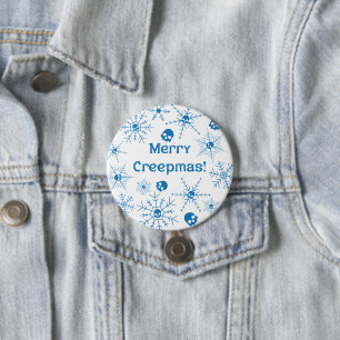 Vrolijk Creepmas! Ronde Button 7,6 Cm