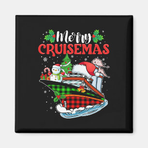 Vrolijk Cruisemas Familie Cruise Kerstmis 2023 Fun Magneet