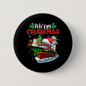 Vrolijk Cruisemas Familie Cruise Kerstmis 2023 Fun Ronde Button 5,7 Cm (Voorkant)