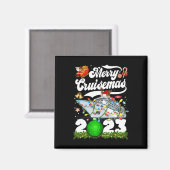 Vrolijk Cruisemas Familie Cruise Kerstmis 2023 Leu Magneet (Voorkant / Achterkant)