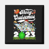 Vrolijk Cruisemas Familie Cruise Kerstmis 2023 Leu Magneet (Voorkant)