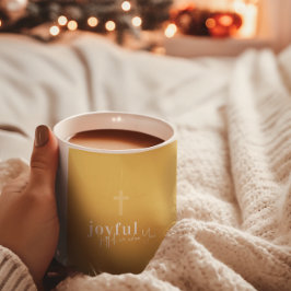 Vrolijk dat we je aanbidden | Kerst Hymne Vakantie Koffiemok