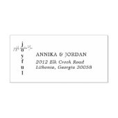 Vrolijk dat we je aanbidden | Kerstliederen Zelfinktende Stempel (Design)