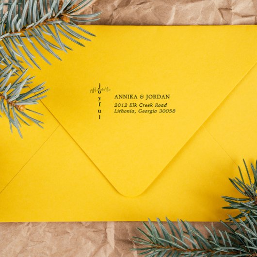 Vrolijk dat we je aanbidden | Kerstliederen Zelfinktende Stempel