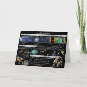 Vrolijk Dinosaur Dag op de kosmische kalender! Kaa Kaart