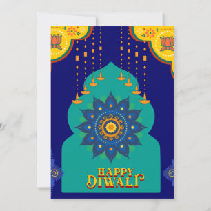 vrolijk diwali kaart