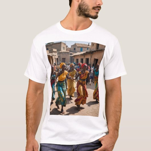 Vrolijk Dorpsdansfeest T-shirt (Voorkant)