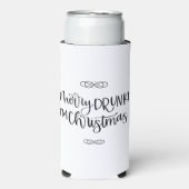 Vrolijk Drink Ik ben Kerstmis | Grappige Drink Hum Seltzer Blikjeskoeler (Seltzer Voorkant)