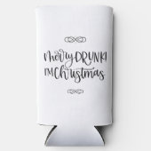 Vrolijk Drink Ik ben Kerstmis | Grappige Drink Hum Seltzer Blikjeskoeler (Voorkant)