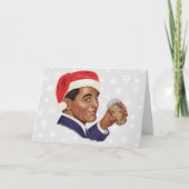 Vrolijk Drink, ik ben Kerstmis. Kaart (Voorkant)
