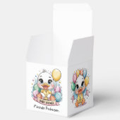 Vrolijk eendje Baby shower Bedankdoosjes (Geopend)