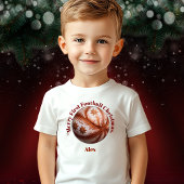 Vrolijk eerste Football Christmas Baby Gift