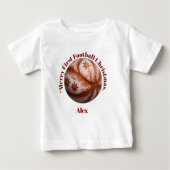 Vrolijk eerste Football Christmas Baby Gift (Voorkant)