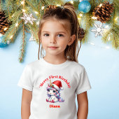 Vrolijk Eerste Verjaardag Kerstcadeau Baby