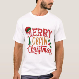 Vrolijk elfjarig kerstfeest t-shirt